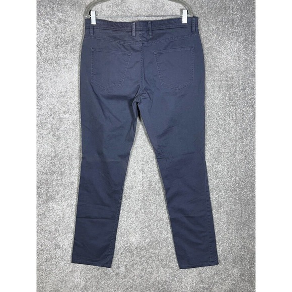 Saks Fifth Avenue Straight Leg Pants Mens Size 34x32 Stretch Blue‎ 5 Pocket - Picture 2 of 10